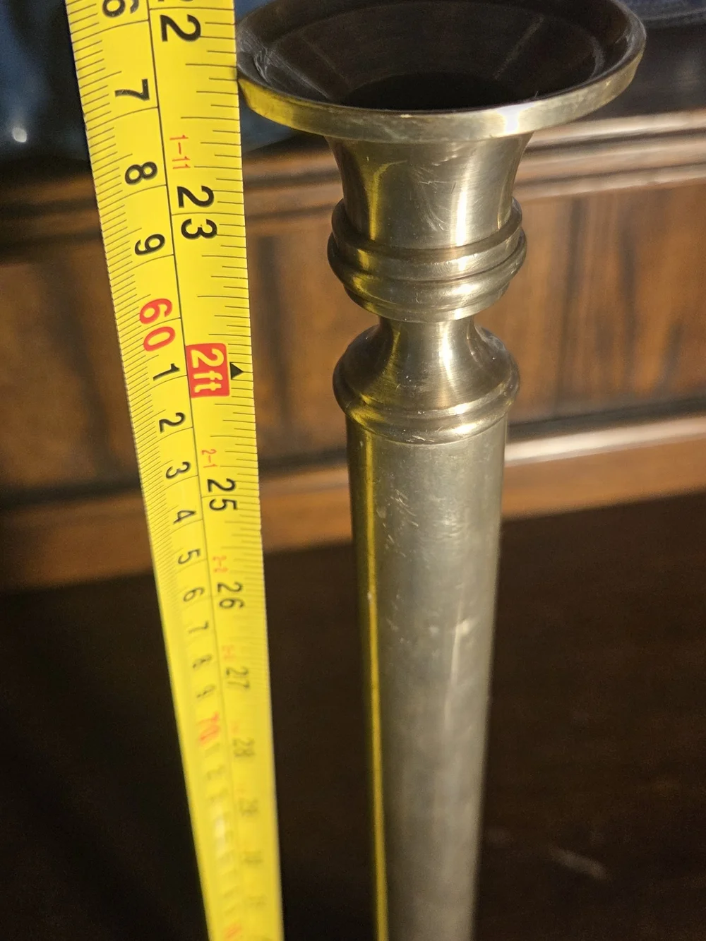 Bombay Metallic Gold Tall Candle Holder